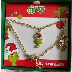 Dr. Seuss The Grinch Max Bracelet NEW Gold Flash Plated Cartoon Movie